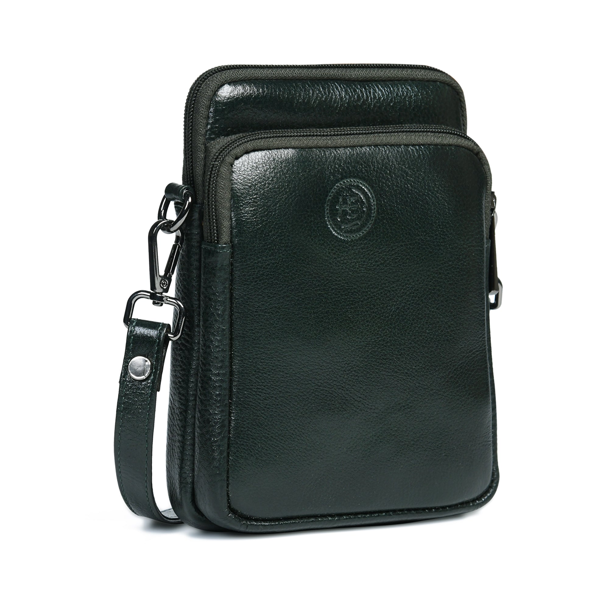 AmberStride Leather Sling Bag